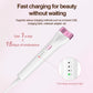 Rechargeable Heated Eyelash Curler - 3 Temperature Settings, 30s Rapid Heating & Anti-Scald Design(white)