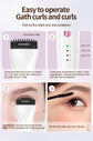 Rechargeable Heated Eyelash Curler - 3 Temperature Settings, 30s Rapid Heating & Anti-Scald Design(white)
