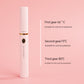 Rechargeable Heated Eyelash Curler Wand - 3 Temperature Gears, Type-C Charging, All-Day Curl(Black)