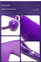 10-Piece Plush Lined Adjustable Restraint Kit with Rope & Accessories for Couples(Pink)
