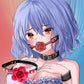Silicone Rose Ball Gag with Adjustable PU Leather Strap - Playful Adult Novelty(red)