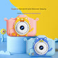 Digital Camera with Cute Cat Silicone Case - Dual Lens, 96MP, HD Screen & Music Playback(yellow)