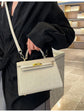 Elegant PU Leather Top Handle Satchel Bag - Versatile Crossbody & Shoulder Bag(black)