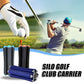 Portable Golf Club Carrier "SILO" - Holds 3 Clubs, Lightweight & Easy to Use(Gray blue)