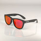 NAFEIB Polarized Sports Sunglasses - Lightweight TR90 Frame, UV400 Protection for Riding & Outdoor Activities(Black)
