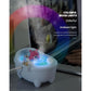 Adorable Bathtub Humidifier with Colorful Night Light - USB-C, 340ml, Auto Shut-Off(Blue Bear)