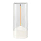 Magnetic Levitating Night Light with Flexible LED - USB-C Rechargeable, Stepless Dimming & Outdoor Hook(white)