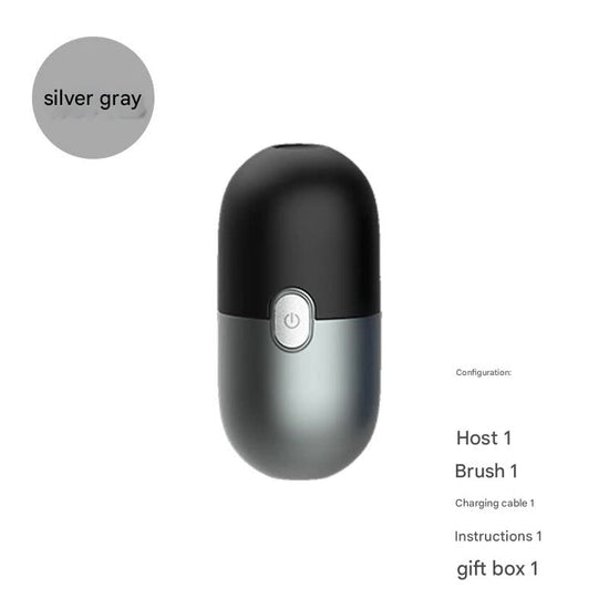 Mini Electric Rotary Shaver - IPX7 Waterproof, 2 Speed Modes, 90-Day Battery Life, USB Rechargeable(grey)