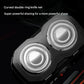 K002 Mini Electric Shaver - 3D Floating Head, IPX7 Waterproof, Type-C Charging, 70 Min Runtime Product Description(Orange)