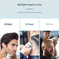 Professional Electric Foil Shaver for Men - 3 Speed Modes, LED Display, USB Rechargeable, Waterproof(silver)