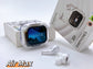 Transparent TWS Wireless Earbuds with Smart Call Noise Reduction & LED Display Case - Bluetooth 5.4(white)