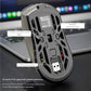 Tri-Mode Wireless Gaming Mouse - 1KHz Polling, 10000 DPI, Digital Display, Lightweight 73g(grey)