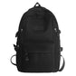 Large Capacity Nylon Backpack - Fits Tablet, A4 Magazines, Umbrella - Multiple Pockets & Adjustable Straps(black)