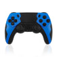 Wireless Gaming Controller - Bluetooth 4.0, Double Motor Vibration, Sensitive Touchpad & 8H Playtime(Blue black)