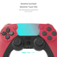 Wireless Gaming Controller - Bluetooth 4.0, Double Motor Vibration, Sensitive Touchpad & 8H Playtime(Blue black)