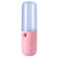 Two Portable Nano Facial Sprayer - 50ml USB Rechargeable Moisturizing Disinfectant Sprayer(Pink)