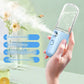 Two Portable Nano Facial Sprayer - 50ml USB Rechargeable Moisturizing Disinfectant Sprayer(Blue)
