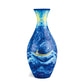 Unique 3D Puzzle Vase with Built-in Water Holder - Fun DIY Project (Blue Boat)