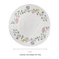 (Flowers) Cotton Rope Woven Placemats - Set of 3, 30cm Diameter Heat Resistant Kitchen Decor