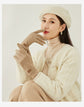 Beige Elegant Women&
