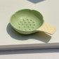 2 Pcs Green and Yellow Adorable Ice Cream Cone Ceramic Slow Feeder Pet Bowl - Fun Anti-Gulp Design for Cats & Dogs