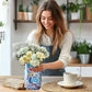 Colorful Style 1 DIY 3D Puzzle Vase - Creative Jigsaw Flower Holder with Waterproof Liner - Decorative Home Accent & Unique Gift