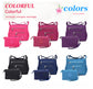 Blue Versatile Womens Nylon Water-Repellent Crossbody Shoulder Bag Set with Matching Clutch Pouch - Lightweight & Multi-Pocket