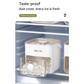 White Innovative Press-Release Ice Cube Maker - Dual Layer Trays & Storage Bin (48 Cubes)