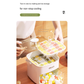 White Innovative Press-Release Ice Cube Maker - Dual Layer Trays & Storage Bin (48 Cubes)