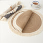Brown Chic Round Woven Placemats with Tassel Fringe - Set of 4, Cotton Ramie Blend, Heat Resistant Table Mats