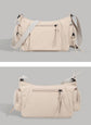 Blue Chic Lightweight Multi-Pocket Oxford Crossbody Bag - Waterproof Retro Shoulder Bag for Women