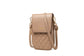 Yellow Chic Quilted Crossbody Phone Bag - PU Leather Mini Purse with Floral Stitching & Adjustable Strap