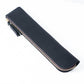 Black Vintage Crazy Horse Leather Zippered Pen Case - Retro Pencil Pouch & Small Accessories Bag