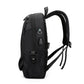 Black Modern Anti-Theft Laptop Backpack with USB Charging Port - Water-Repellent Travel & Business Bag for 15.6 Inch Laptops