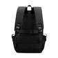 Black Modern Anti-Theft Laptop Backpack with USB Charging Port - Water-Repellent Travel & Business Bag for 15.6 Inch Laptops