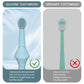 6 x Silicone Pet Toothbrush (3 Fish shape and 3 Bone shape) Blue Gentle Food-Grade Silicone Pet Toothbrush - Promotes Healthy Teeth & Gums for Dogs & Cats
