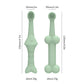 6 x Silicone Pet Toothbrush (3 Fish shape and 3 Bone shape) Beige Gentle Food-Grade Silicone Pet Toothbrush - Promotes Healthy Teeth & Gums for Dogs & Cats