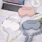 Black Chic PU Leather Crossbody Storage Bag for Apple AirPods Max - Protective Case with Ruched Fabric Strap & Top Handle
