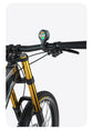 Black Style D Ultra-Loud Electric Bike Horn - 130dB USB Rechargeable, IPX6 Waterproof, Easy Mount Bicycle Safety Bell