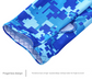 2 Sets Green Camouflage Cooling UV Protection Set - 2 Skull Cap, 2 Neck Gaiter & 4 Arm Sleeves for Outdoor Sports