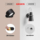 Black Rechargeable LED Magnetic Wall Light - Touch Control, 3 Colors & Dimmable, USB Portable Night Lamp for Reading & Cabinets