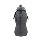 Dark Grey and Grey Cup Lid Ultimate Foldable Silicone Water Bottle - Lightweight Leakproof Travel & Sports Hydration - 700ml