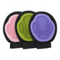 Purple 3-Pack Gentle Pet Grooming Glove - Deshedding, Bathing & Massage Mitt for Dogs & Cats, Breathable & Adjustable