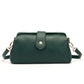 Dark Green Chic Vintage Inspired PU Leather Crossbody Bag - Small Frame Doctor Style Purse with Adjustable Strap