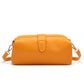 Yellow Chic Vintage Inspired PU Leather Crossbody Bag - Small Frame Doctor Style Purse with Adjustable Strap