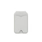 Light Grey Chic MagSafe Wallet with Mirror & Stand - PU Leather Card Holder for iPhone 12-16 Series