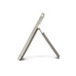 Light Grey Chic MagSafe Wallet with Mirror & Stand - PU Leather Card Holder for iPhone 12-16 Series