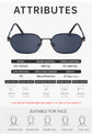 Purple Gradient Lenses Chic Oval Sunglasses for Women - UV400 Protection Lightweight Metal Frame, Comfortable Design