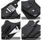 Brown Urban Tactical Anti-Theft Shoulder Holster Bag - Secure Multi-Pocket Chest Rig for Men