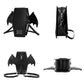 Black Gothic Coffin Bat Wing Convertible Crossbody Bag - Punk PU Leather Shoulder Purse & Mini Backpack